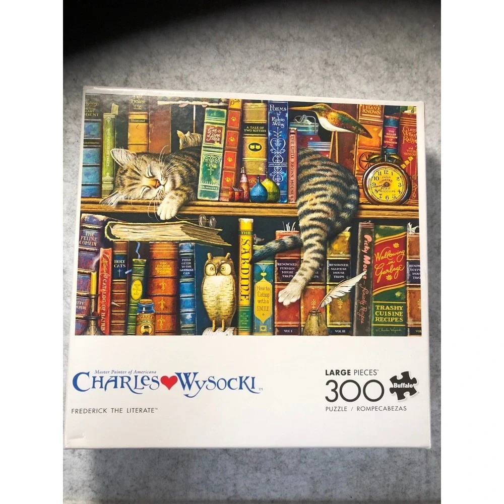 3 ~Charles Wysocki 300 Pc Puzzles ~Root Beer Break~Gingernut Valley~Frederick